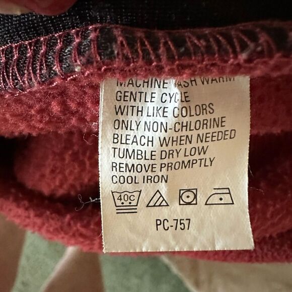 Izod PerformX Ratio Mens Red/Paprika Fleece Zipper Jacket Size XL - Picture 4 of 7